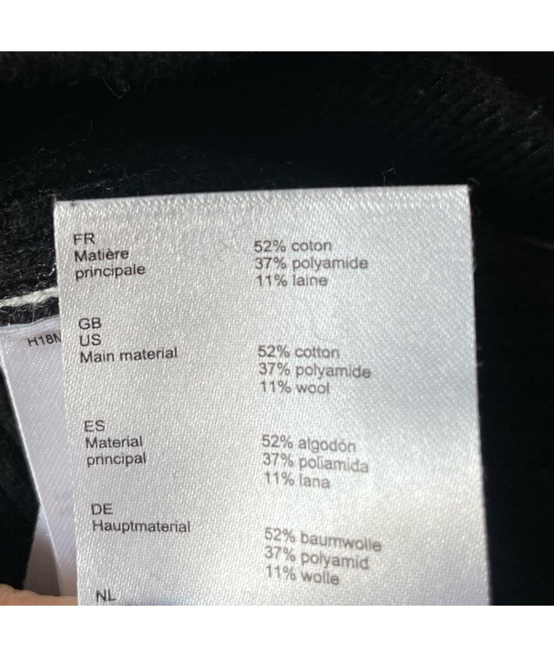 MAJE Черный хлопковый джемпер / свитер, фото 5