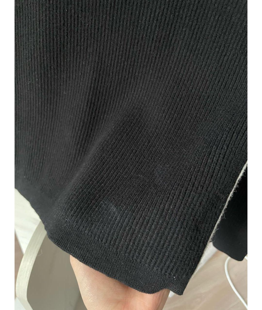 MAJE Черный хлопковый джемпер / свитер, фото 6
