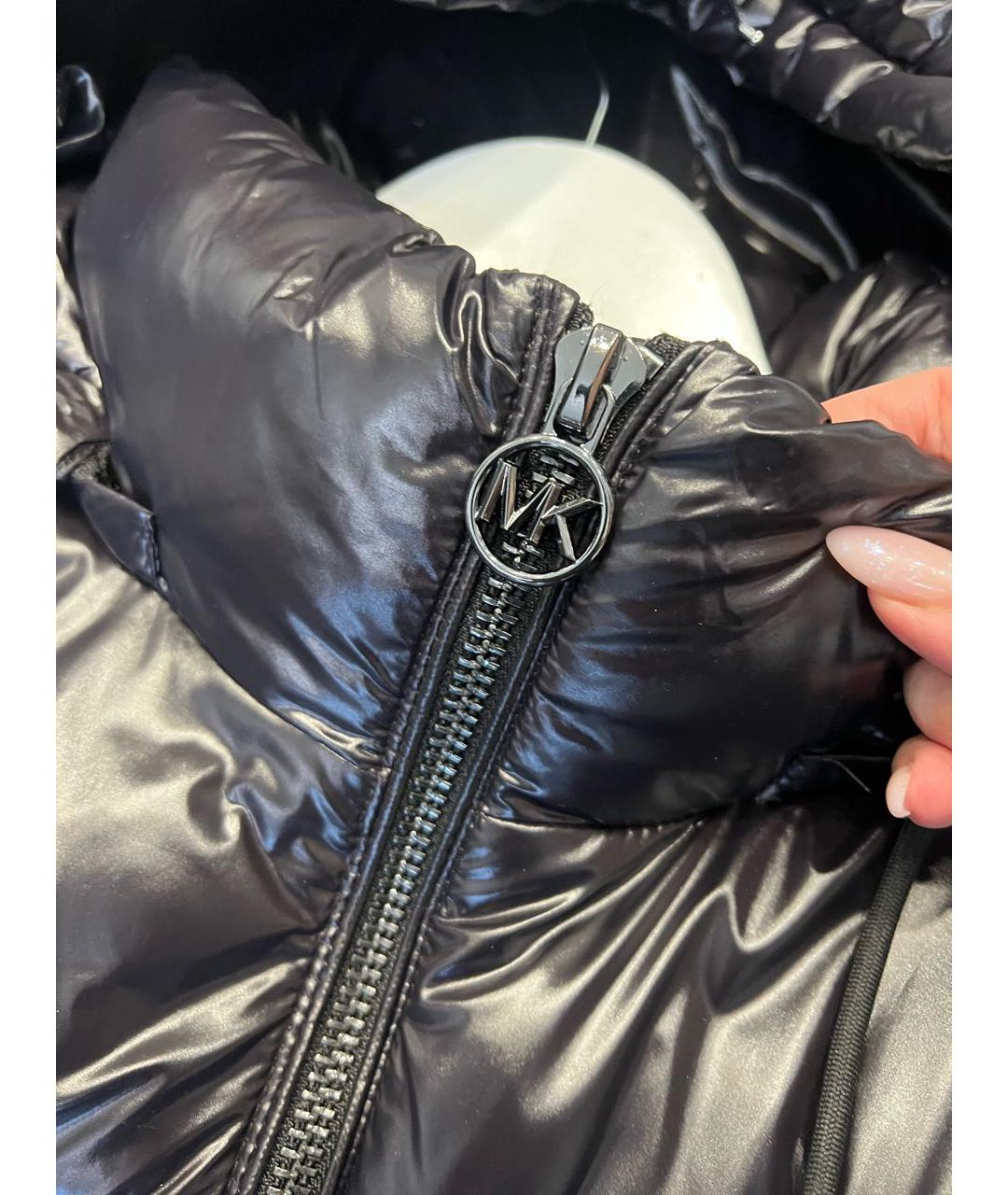 MICHAEL KORS Черная полиэстеровая куртка, фото 5