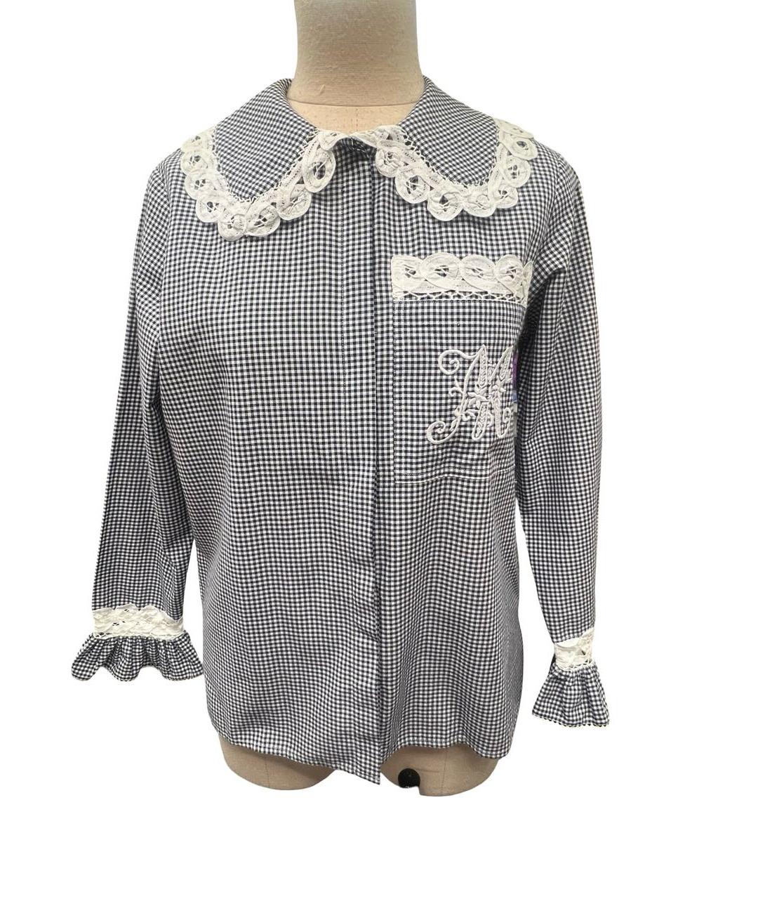 MAJE Голубая хлопковая рубашка, фото 5