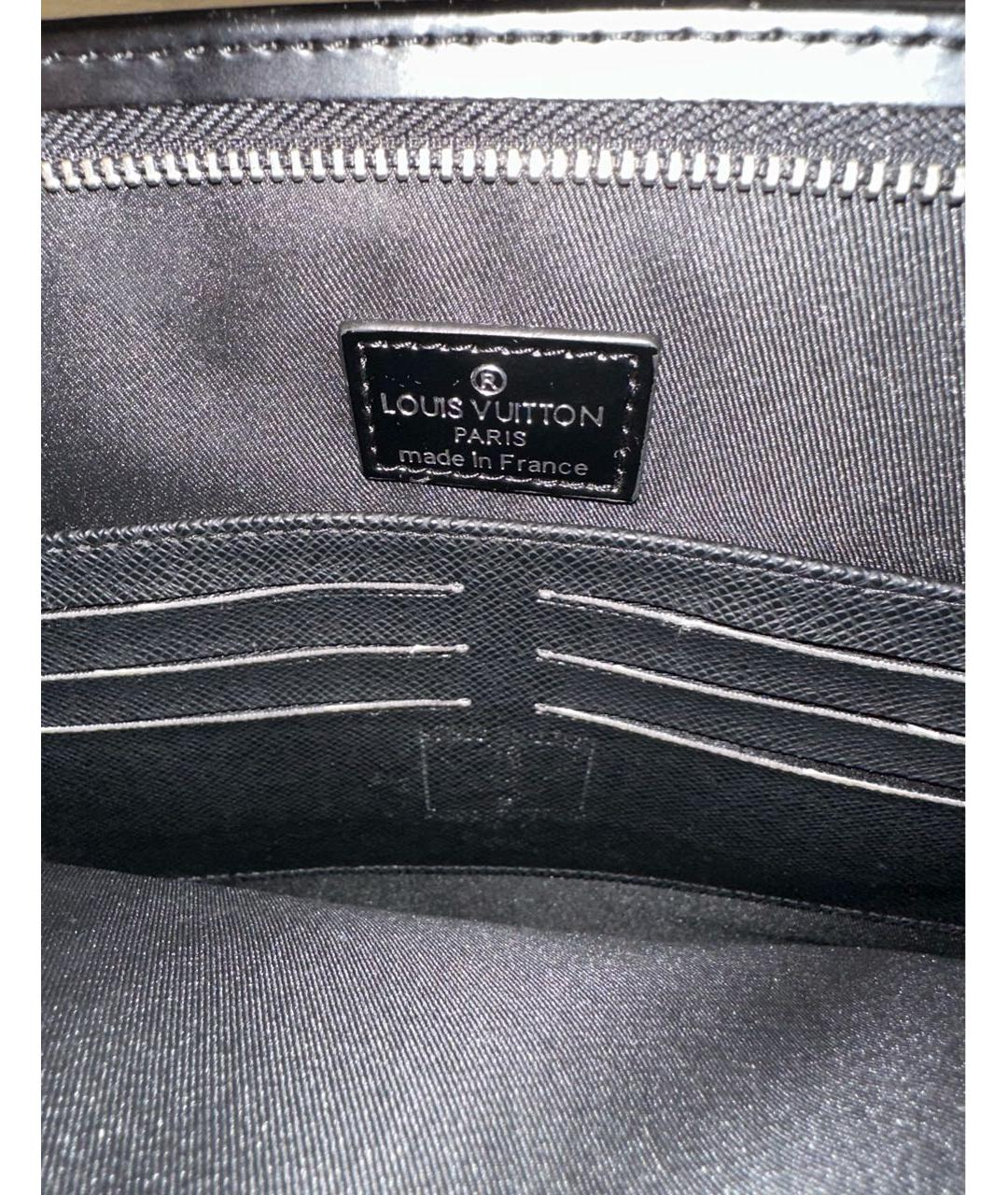 LOUIS VUITTON Темно-синяя папка для документов, фото 6