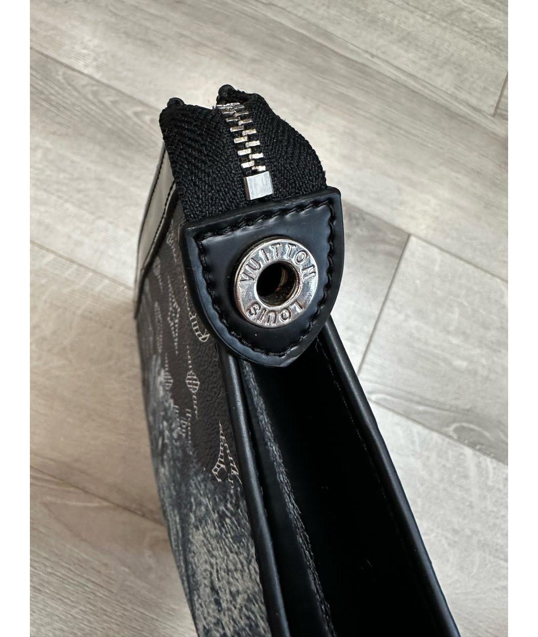 LOUIS VUITTON Темно-синяя папка для документов, фото 4