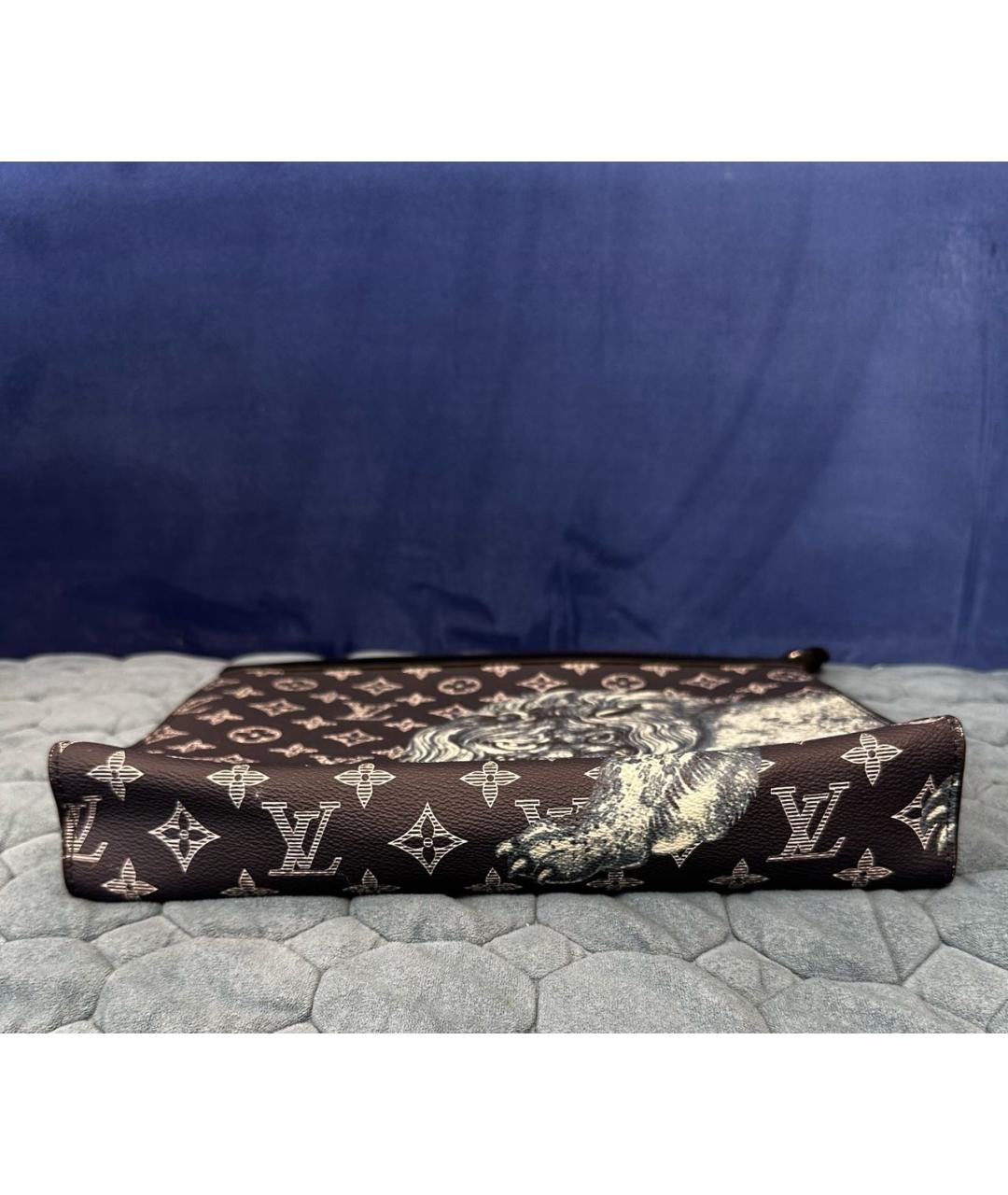 LOUIS VUITTON Темно-синяя папка для документов, фото 8