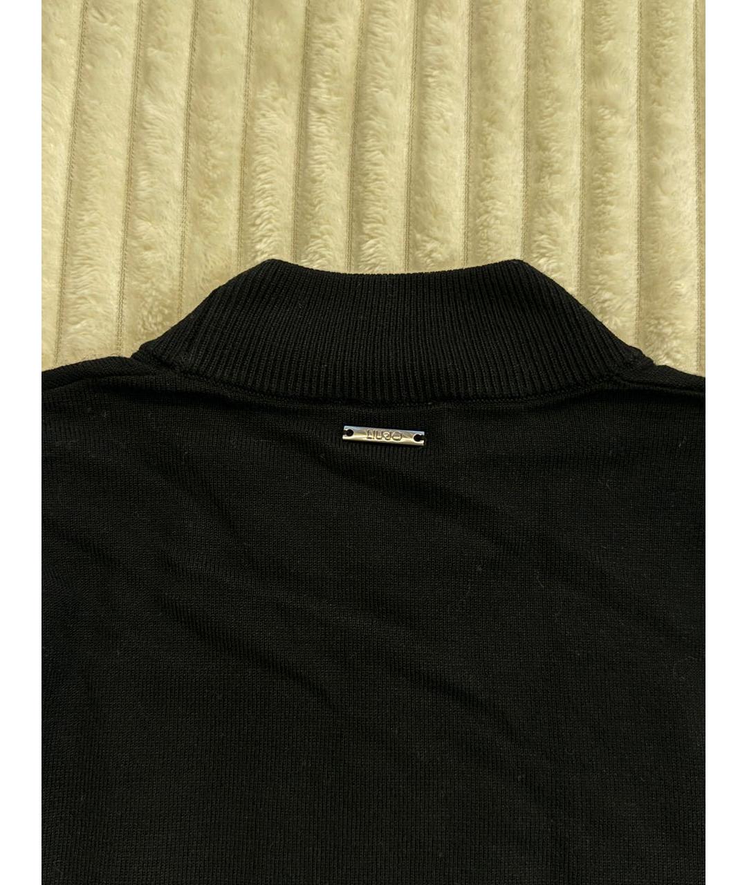 LIU JO Черный вискозный джемпер / свитер, фото 5