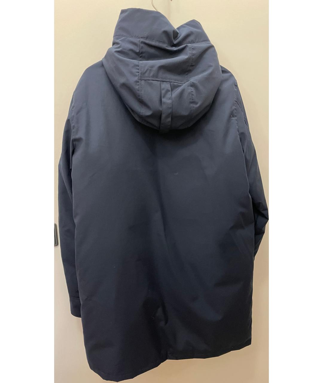 CANADA GOOSE Темно-синяя полиэстеровая парка, фото 2