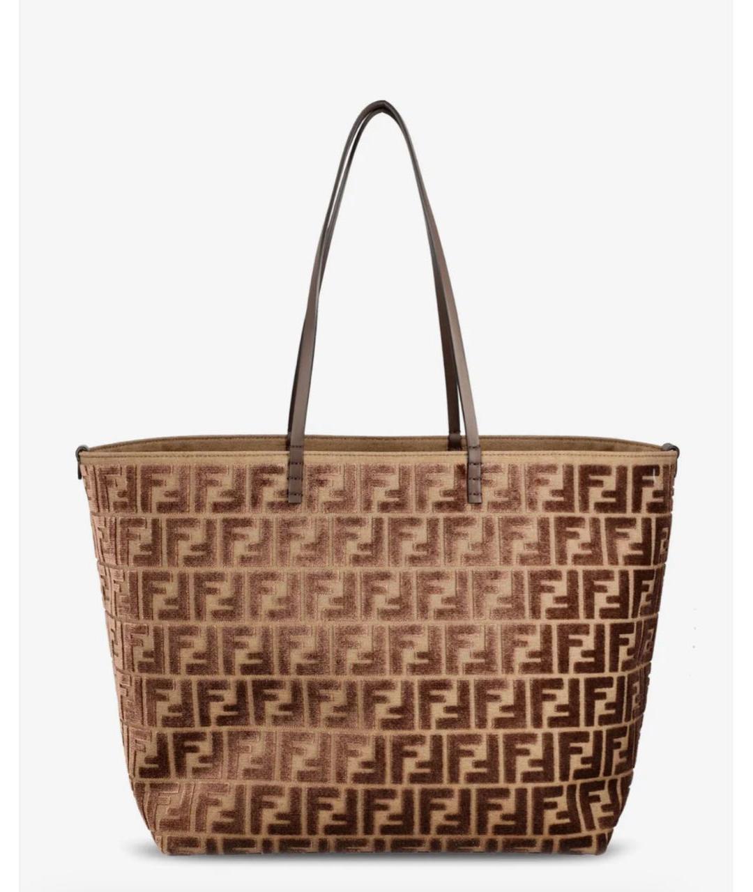 FENDI Коричневая сумка тоут, фото 7