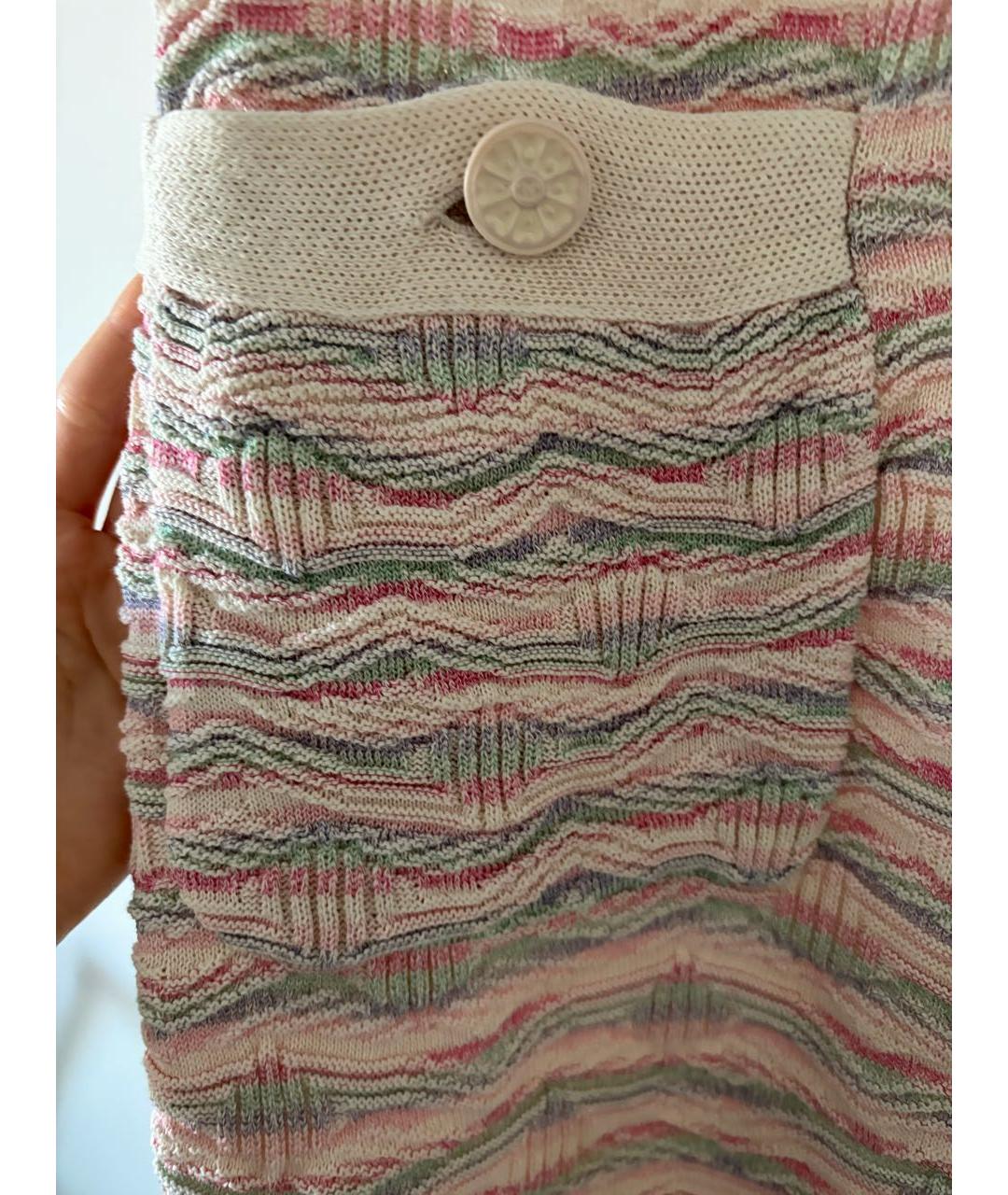 CHANEL Мульти хлопковое повседневное платье, фото 4