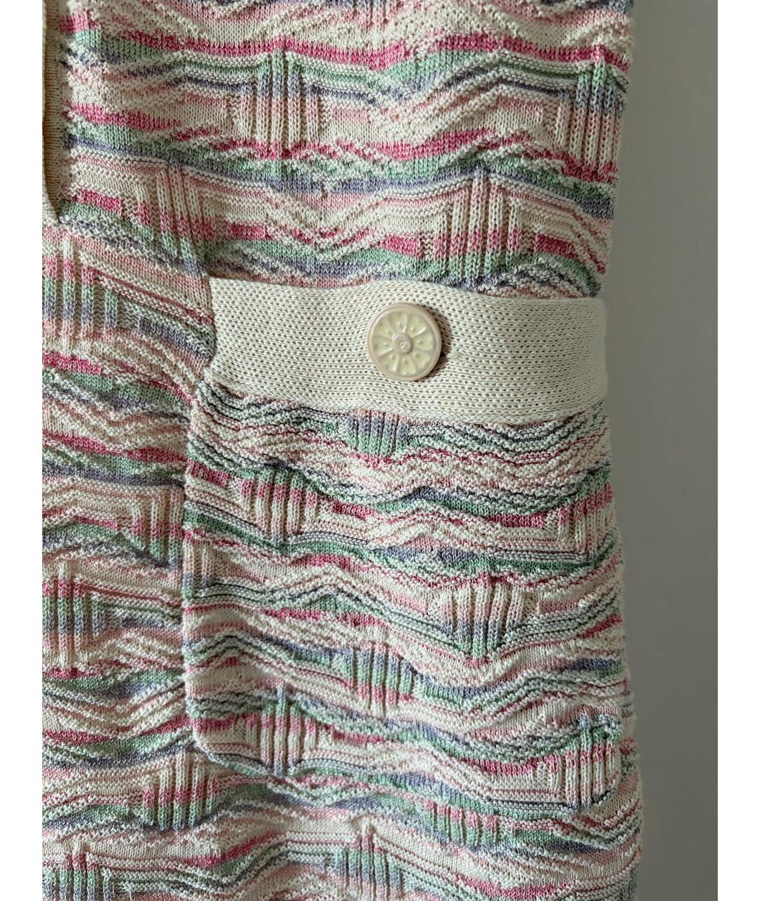 CHANEL Мульти хлопковое повседневное платье, фото 3