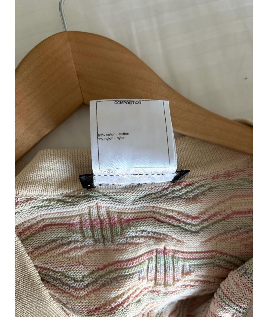 CHANEL Мульти хлопковое повседневное платье, фото 8