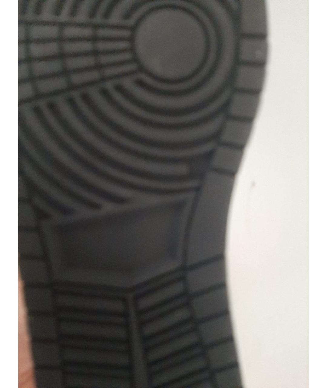 ROBERTO CAVALLI Белые кожаные низкие кроссовки / кеды, фото 7