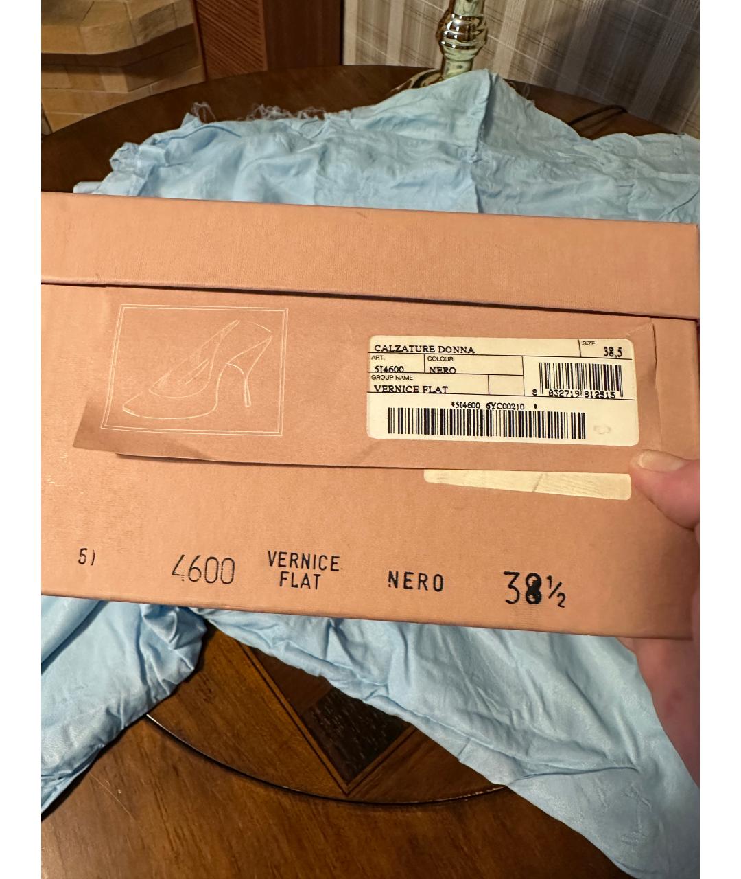 MIU MIU Черные кожаные туфли, фото 8