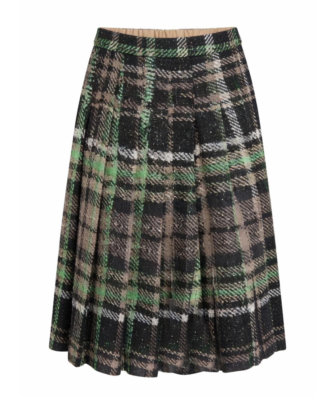 ACNE STUDIOS Мульти полиэстеровая юбка миди, фото 1