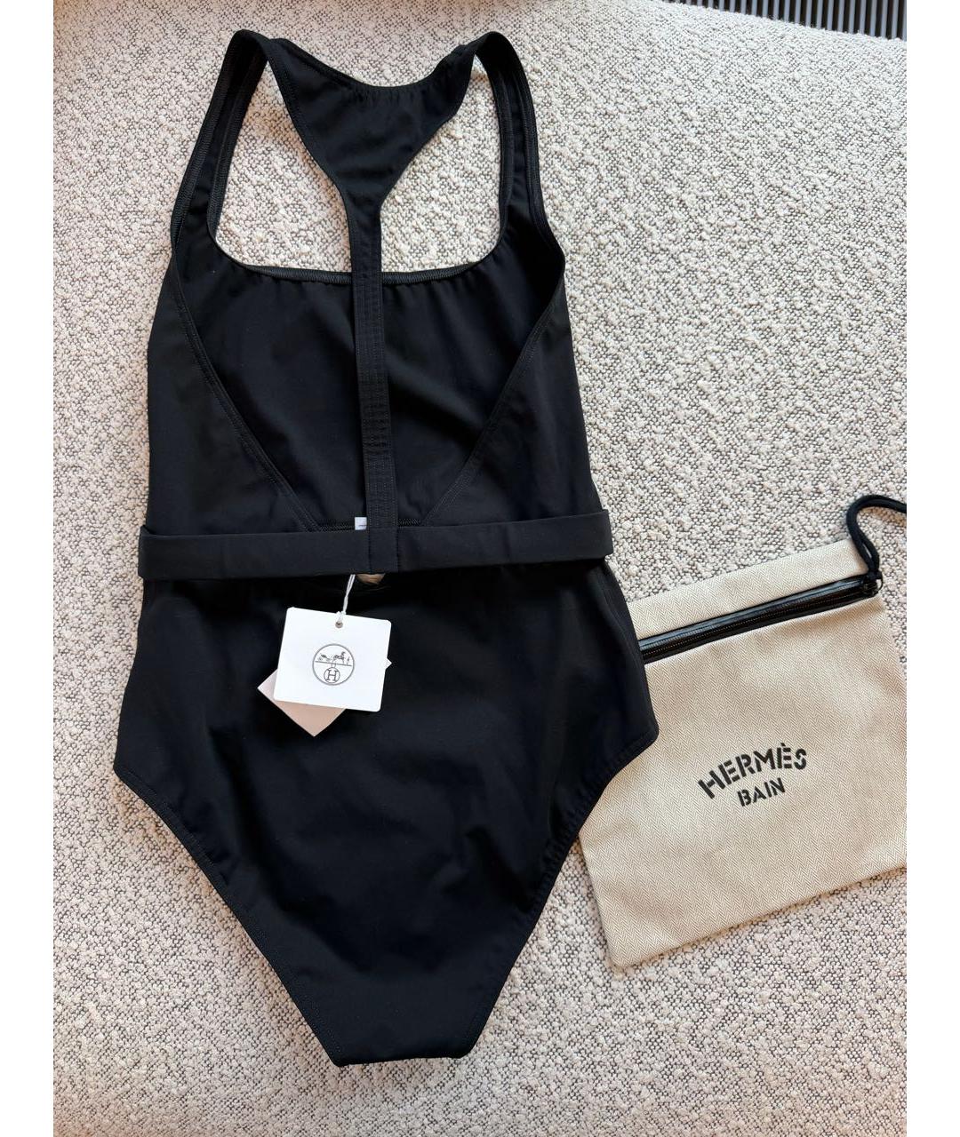 HERMES Черный купальник, фото 2