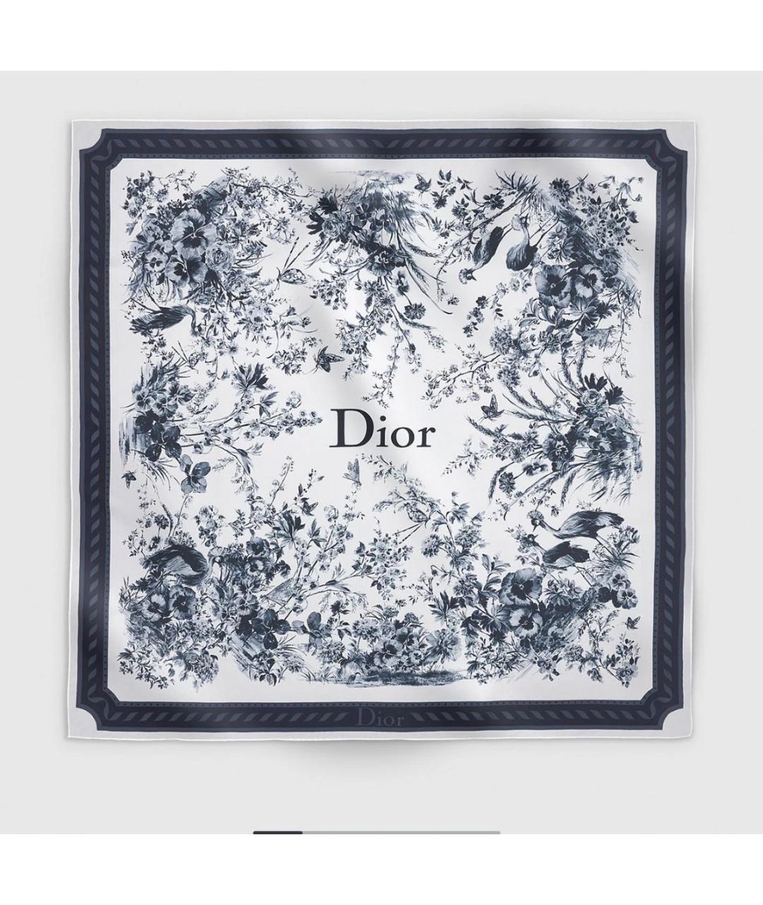 CHRISTIAN DIOR Синий платок, фото 4