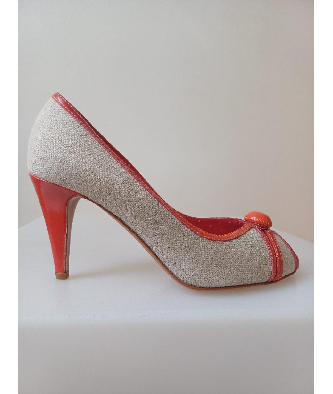 MOSCHINO Мульти кожаные туфли, фото 10