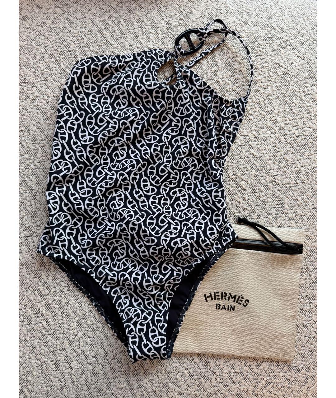 HERMES Черный купальник, фото 5