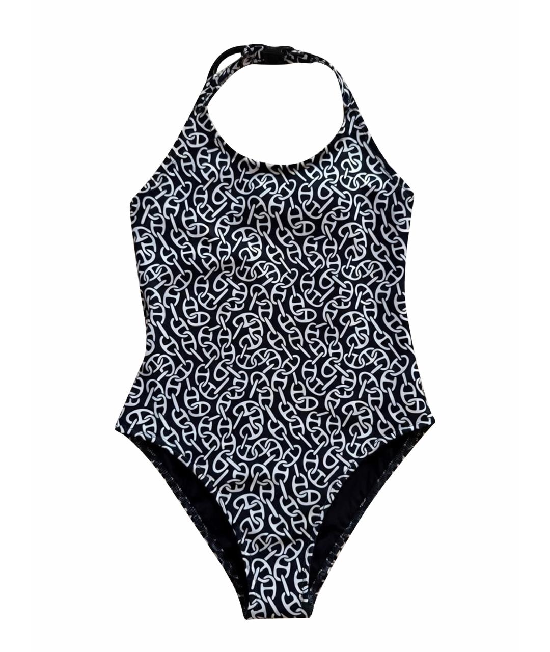 HERMES Черный купальник, фото 1