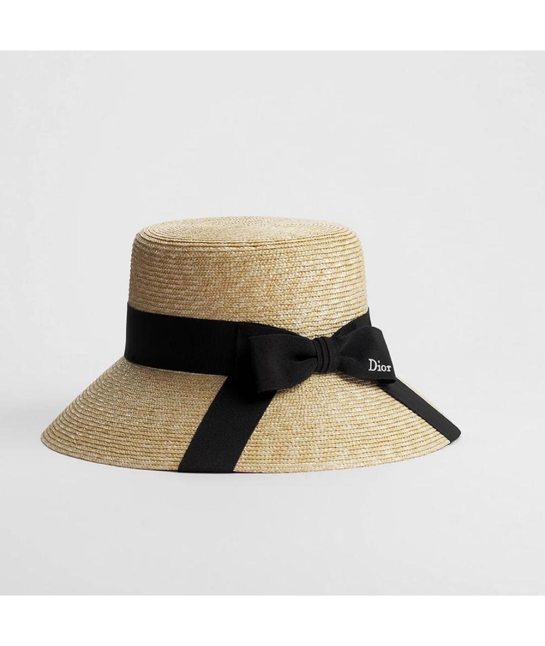 CHRISTIAN DIOR Бежевая шляпа, фото 4