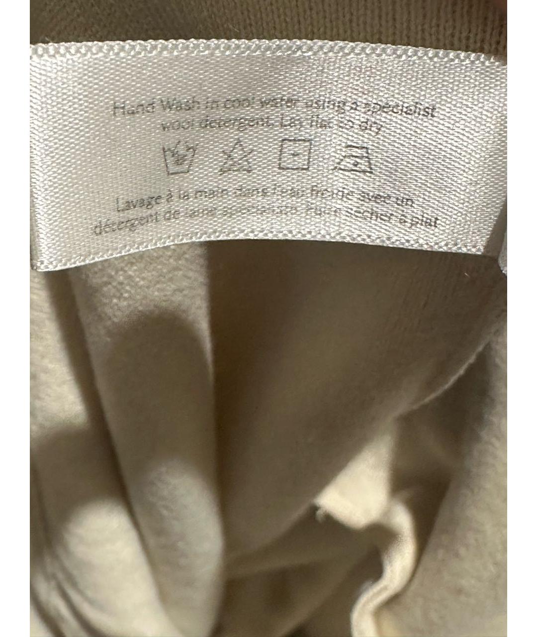 OLIVIA VON HALLE Бежевые шелковые спортивные брюки и шорты, фото 7