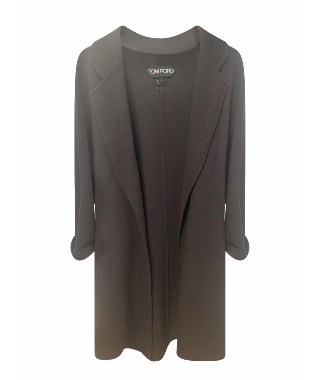 TOM FORD Коричневое кашемировое пальто, фото 1