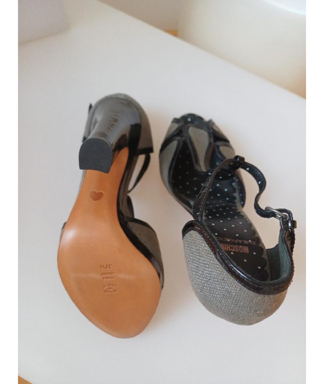 MOSCHINO Мульти кожаные туфли, фото 8