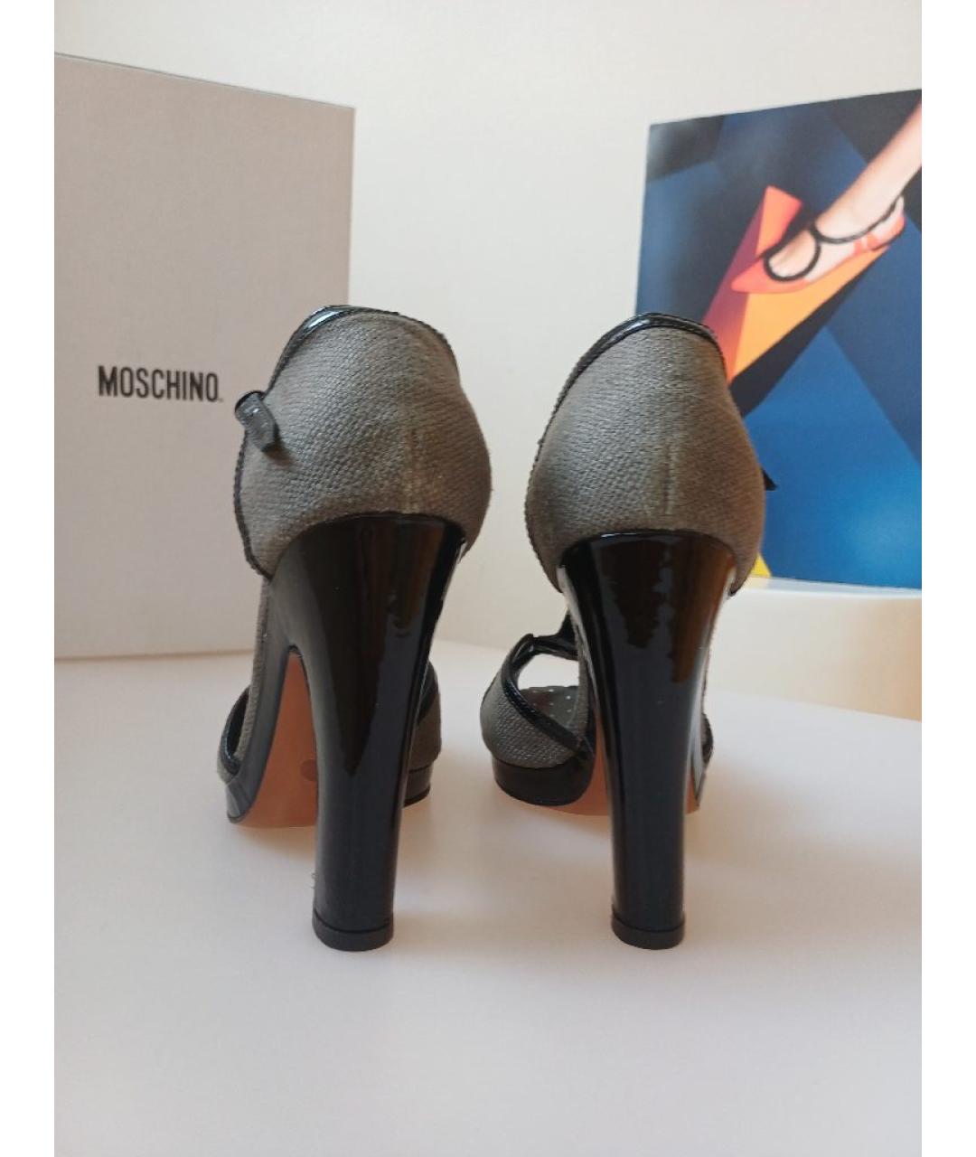 MOSCHINO Мульти кожаные туфли, фото 7