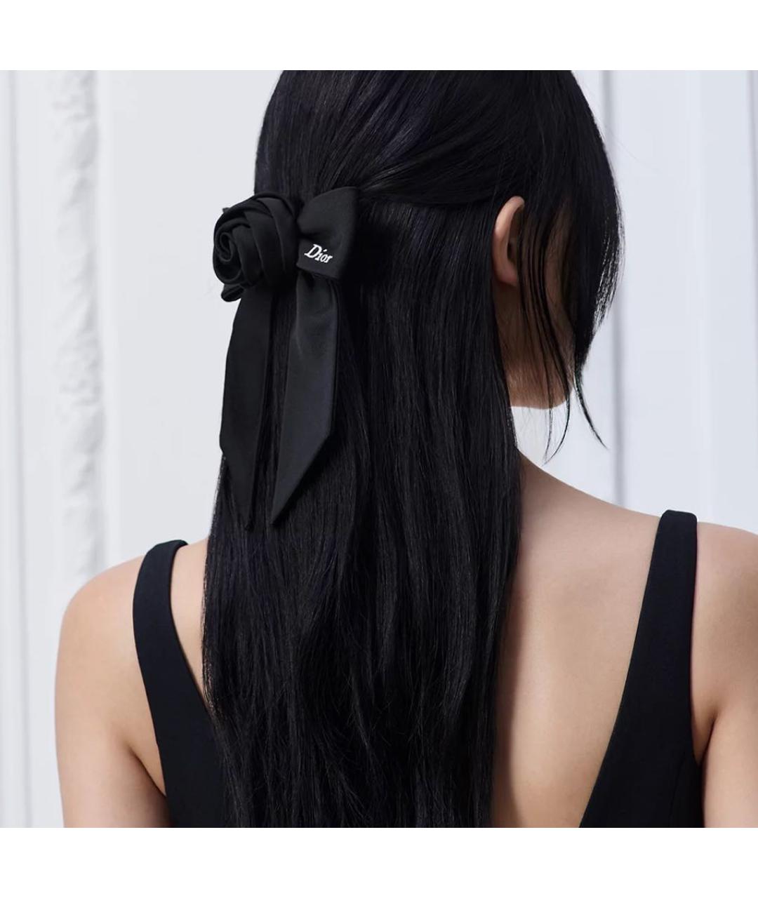 CHRISTIAN DIOR Черная заколка, фото 3
