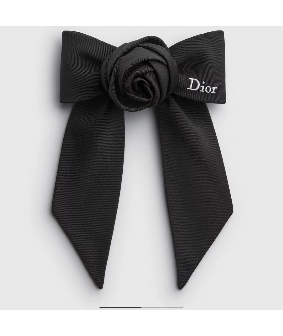 CHRISTIAN DIOR Черная заколка, фото 4