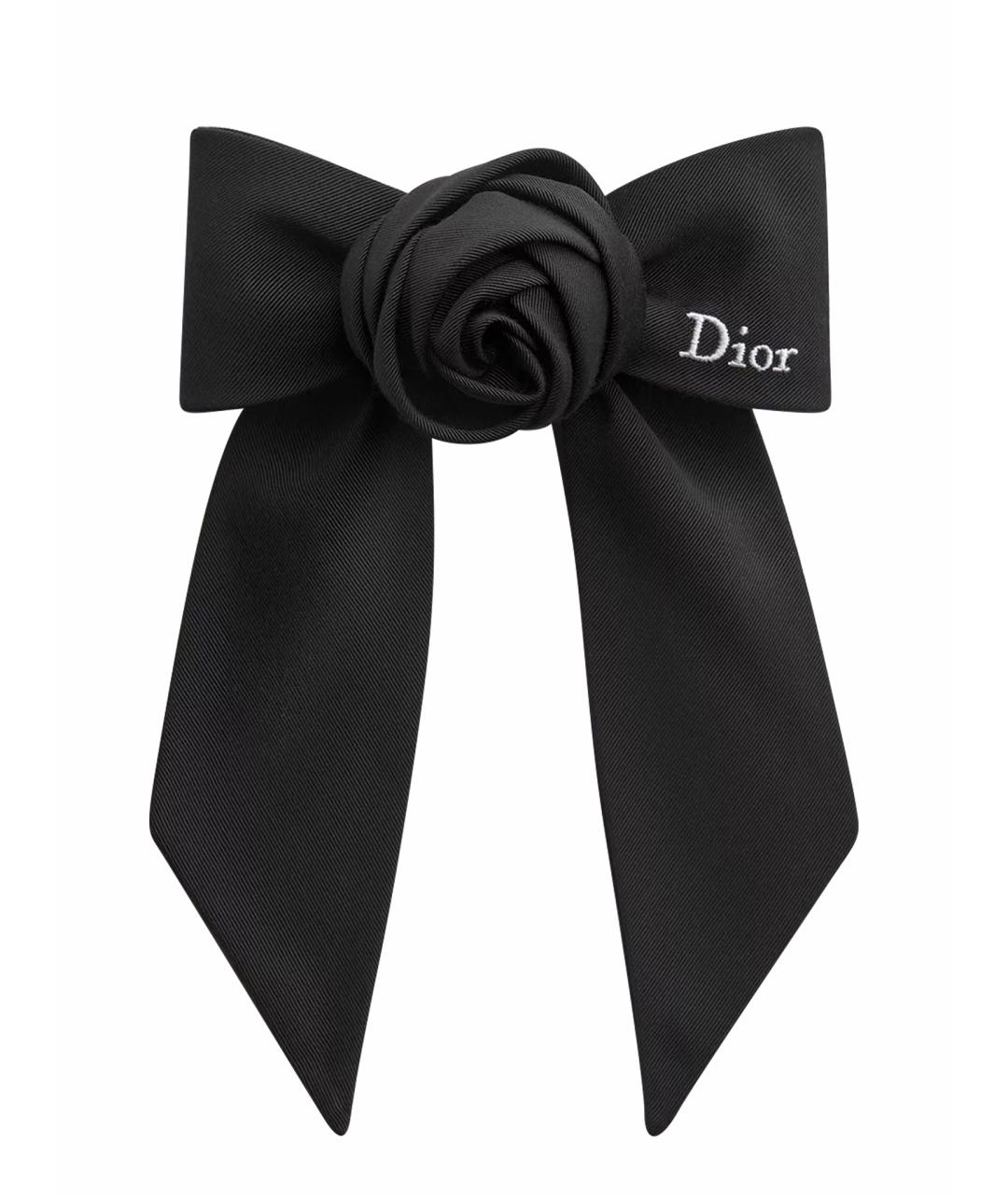 CHRISTIAN DIOR Черная заколка, фото 1