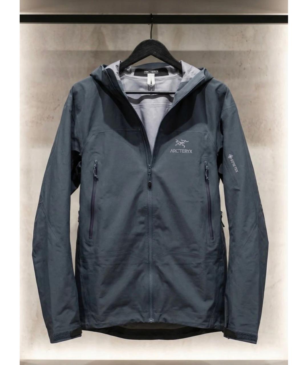 ARCTERYX Антрацитовая полиэстеровая куртка, фото 8