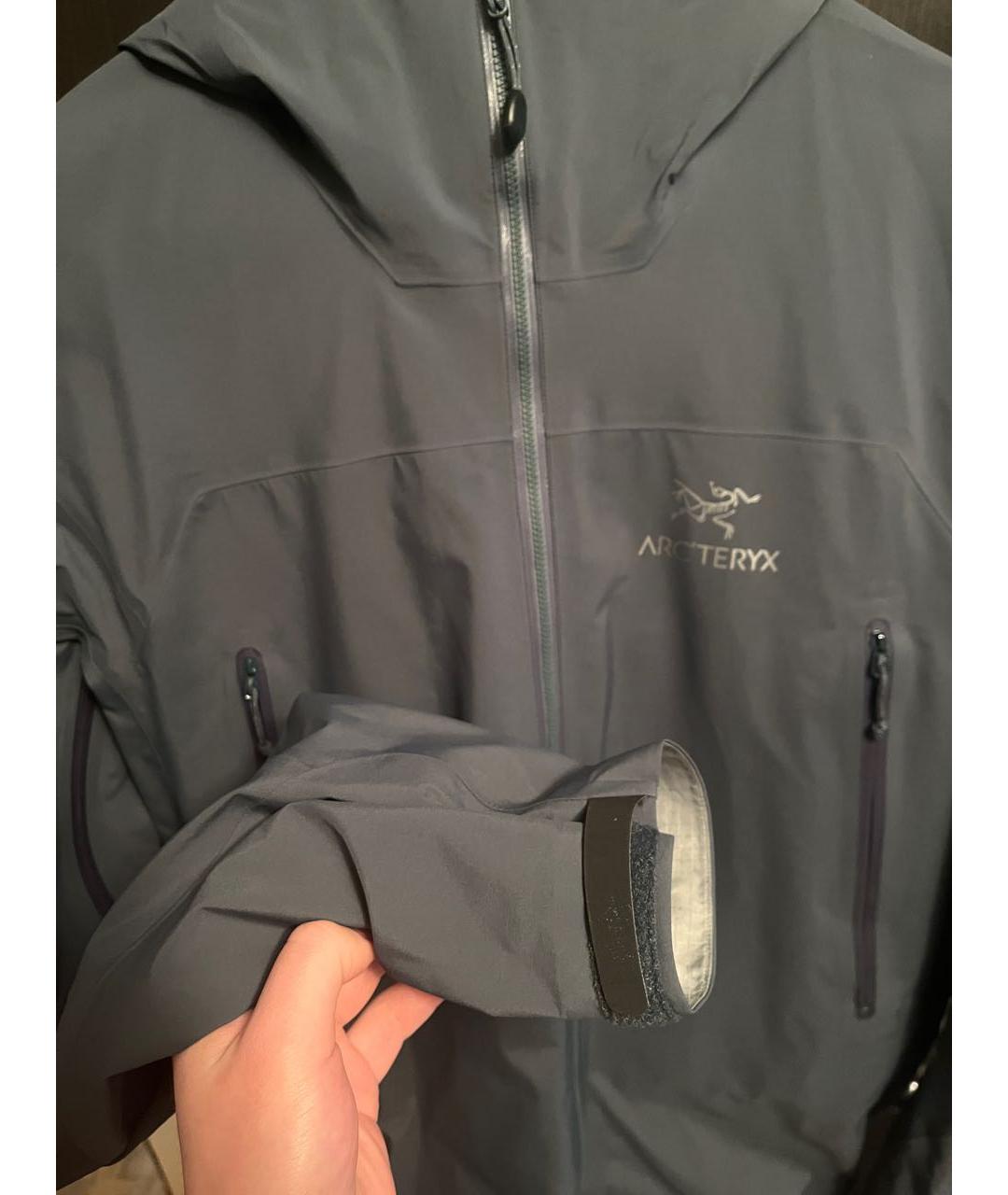 ARCTERYX Антрацитовая полиэстеровая куртка, фото 5