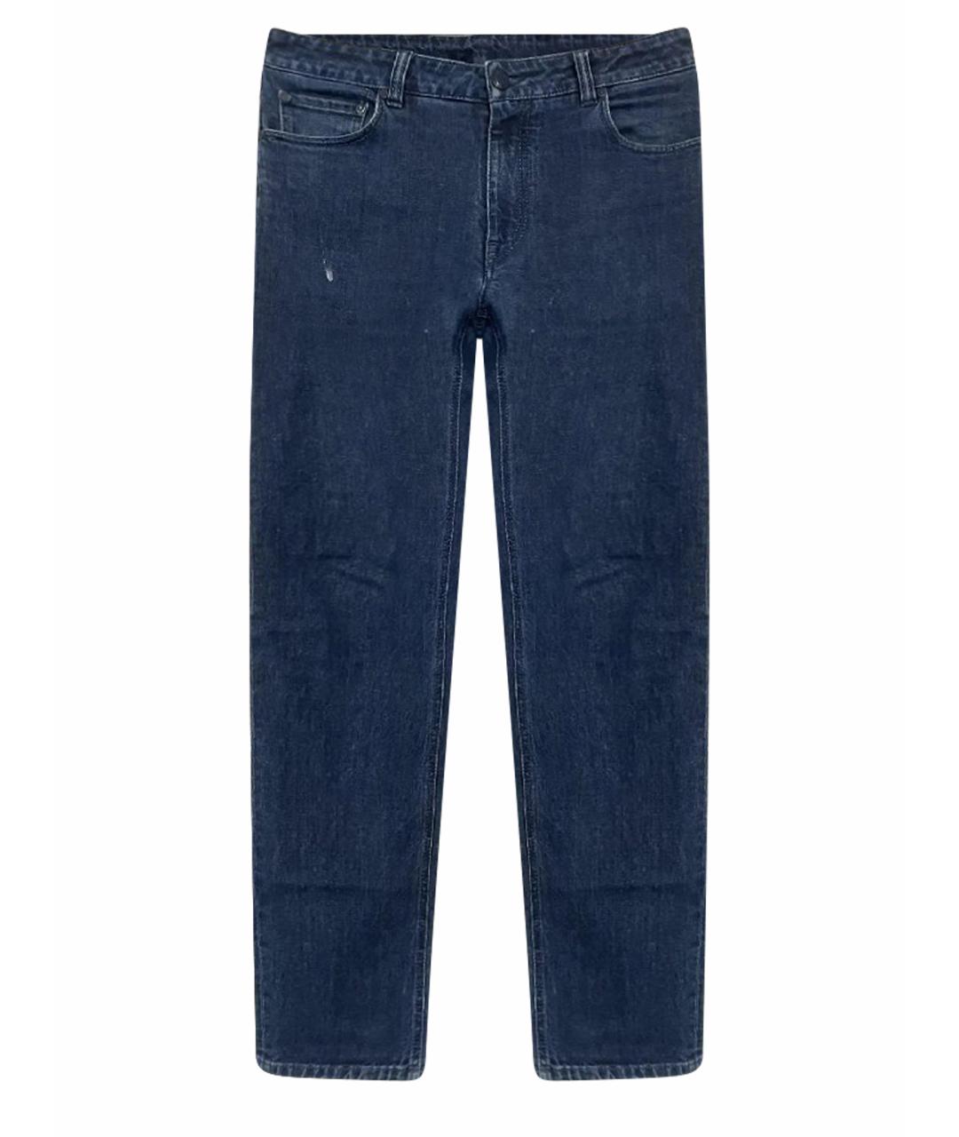 ETRO Темно-синие хлопко-полиэстеровые джинсы скинни, фото 1