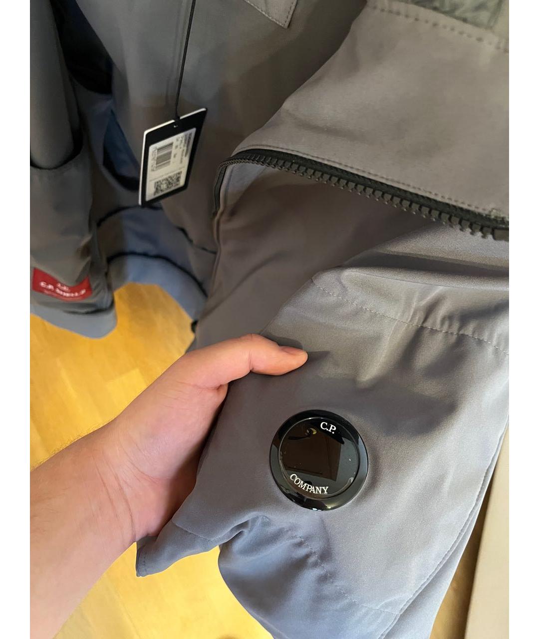 CP COMPANY Антрацитовая полиэстеровая куртка, фото 5