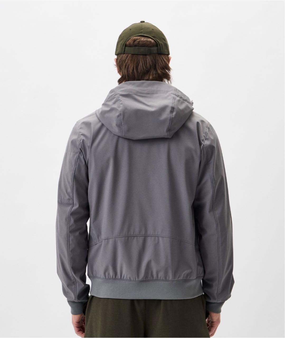 CP COMPANY Антрацитовая полиэстеровая куртка, фото 2