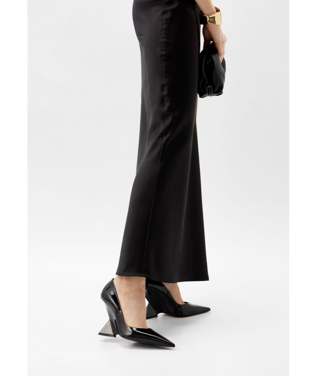 THE ATTICO Черные туфли из лакированной кожи, фото 4