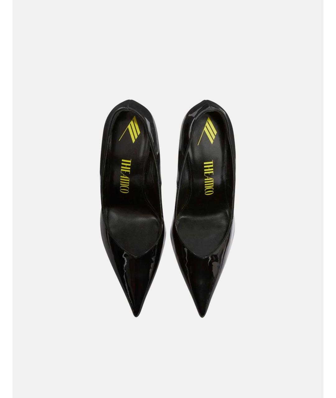 THE ATTICO Черные туфли из лакированной кожи, фото 2