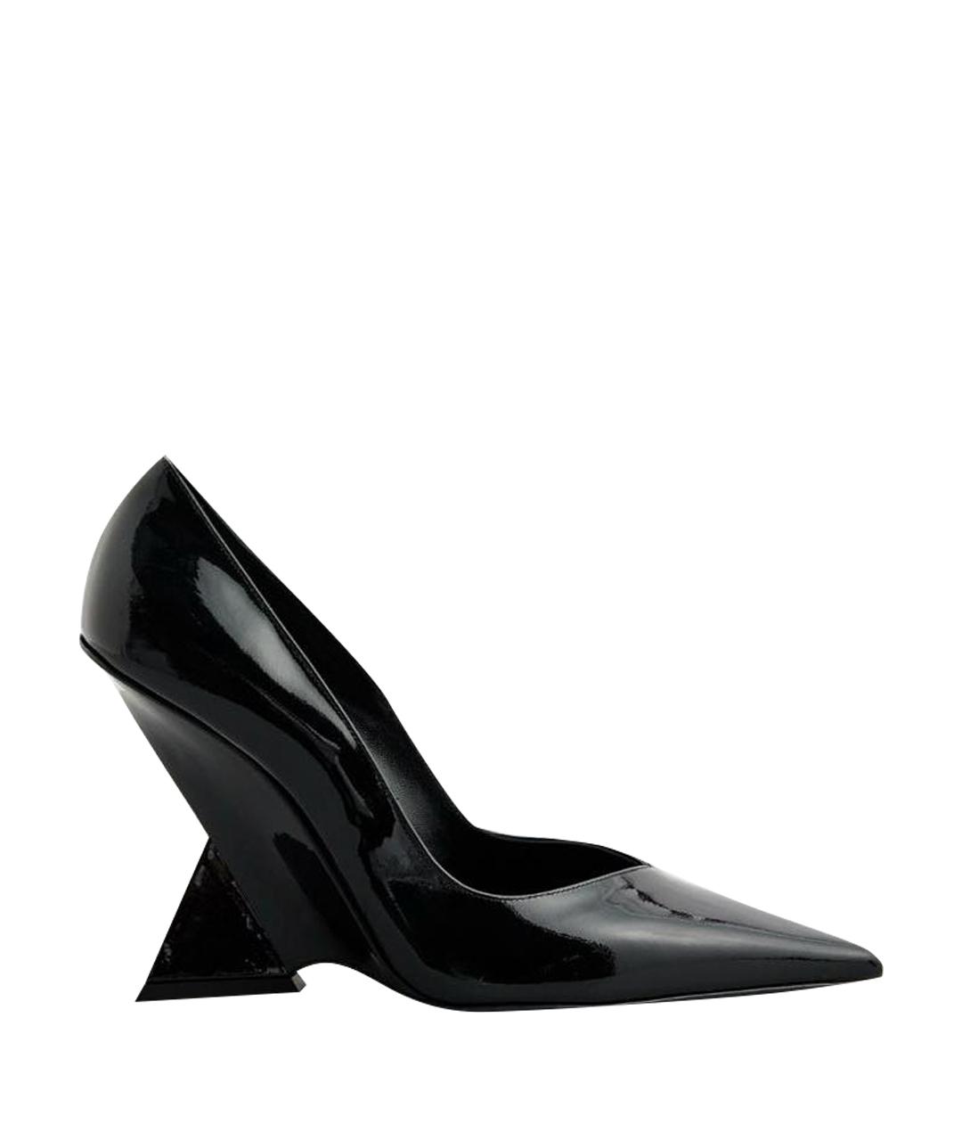 THE ATTICO Черные туфли из лакированной кожи, фото 1