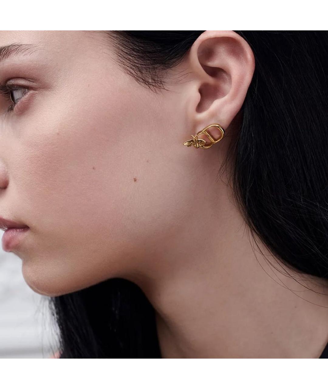 CHRISTIAN DIOR Золотые серьги, фото 2