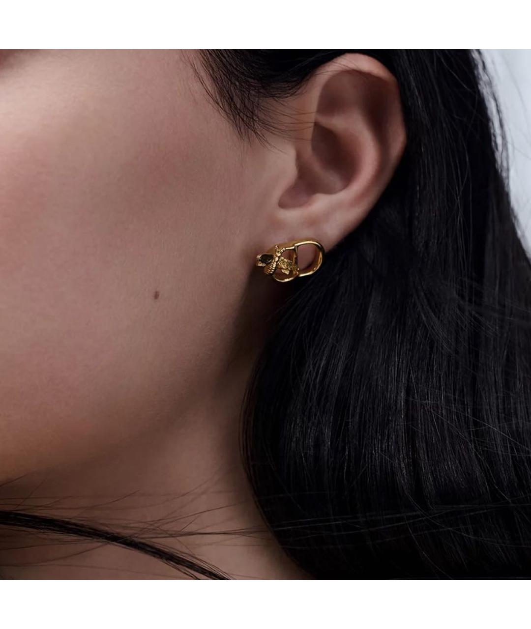 CHRISTIAN DIOR Золотые серьги, фото 3