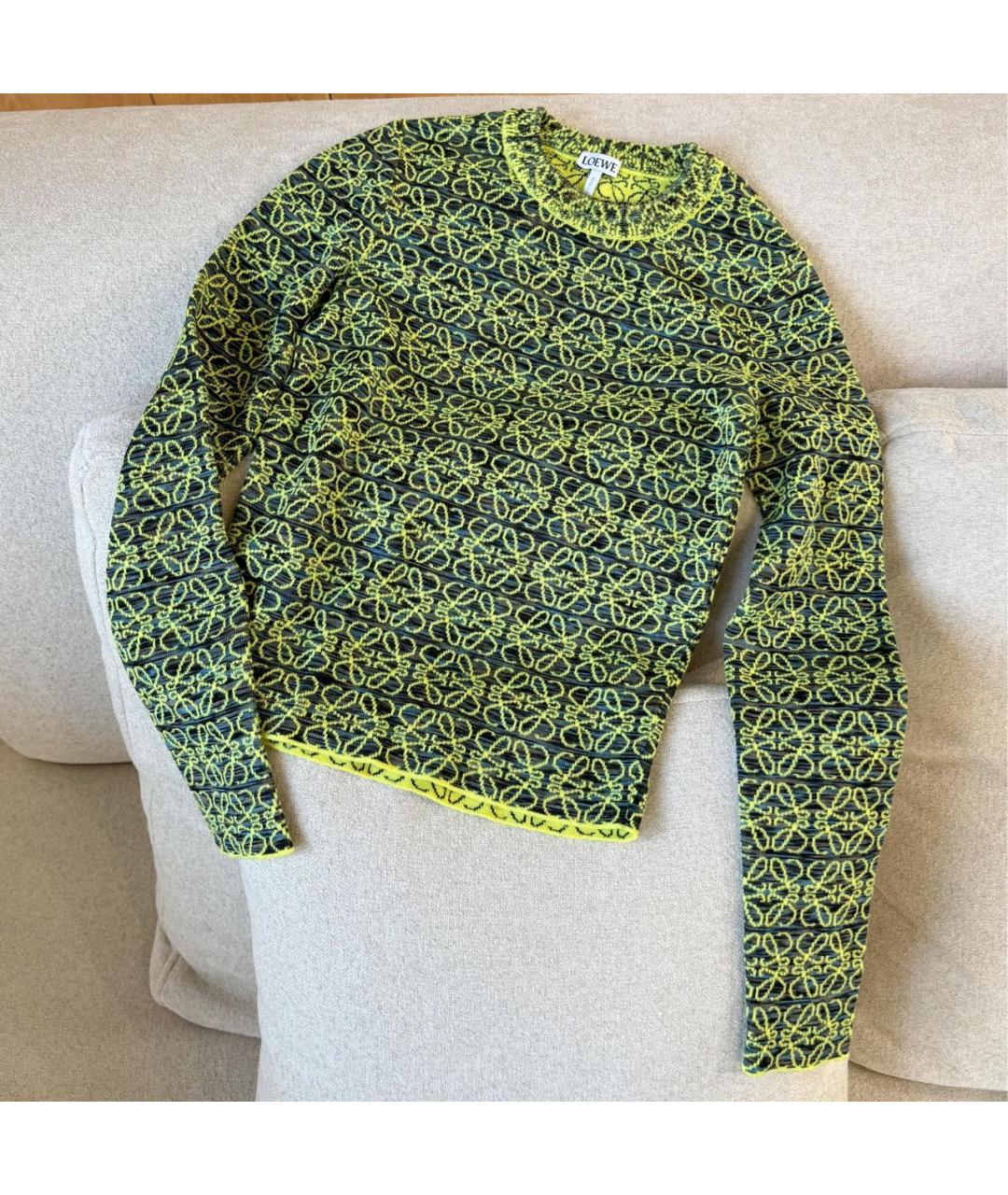LOEWE Зеленый вискозный джемпер / свитер, фото 2