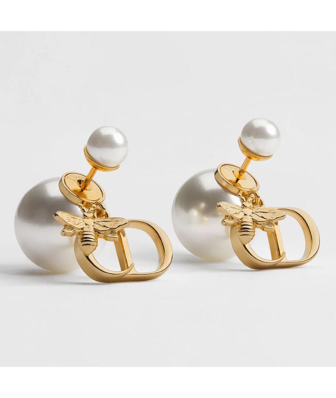 CHRISTIAN DIOR Золотые серьги, фото 4