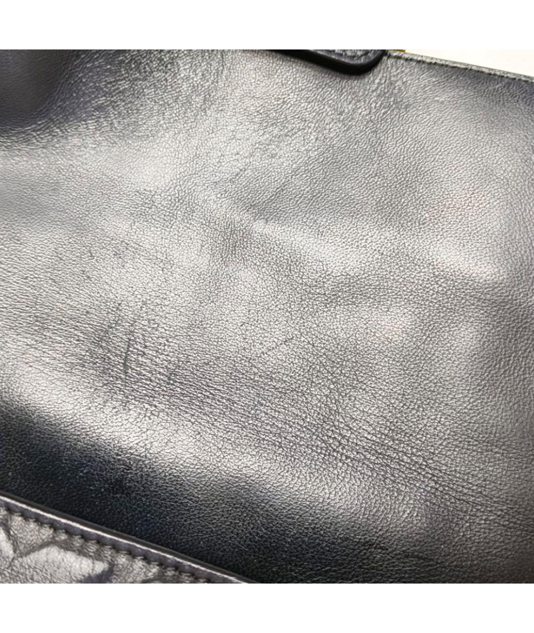 FENDI Черная кожаная сумка через плечо, фото 7