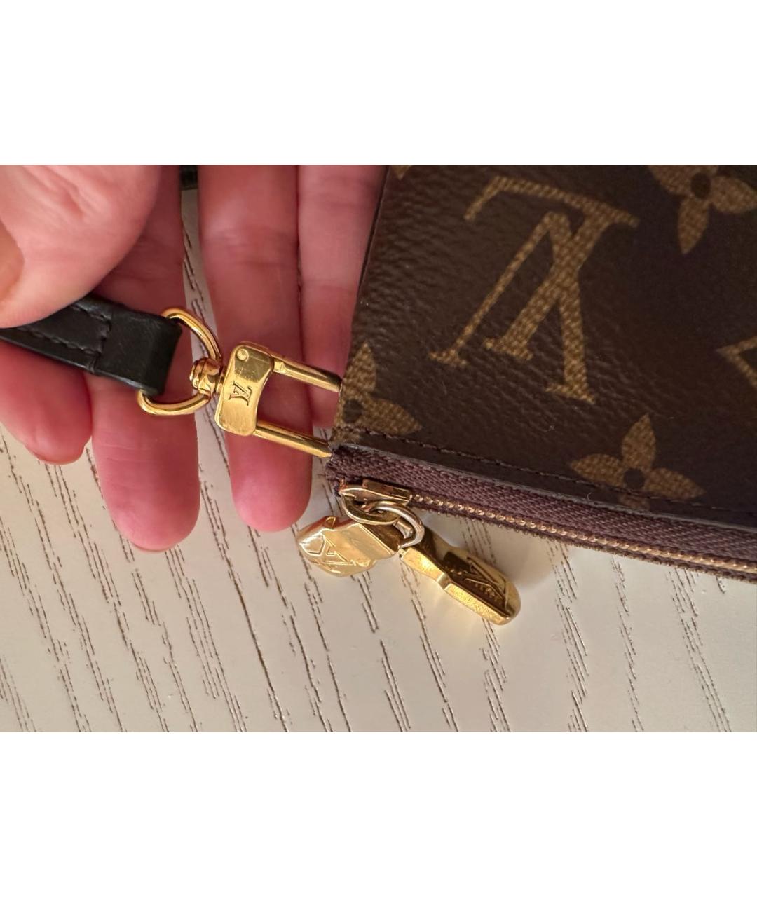 LOUIS VUITTON Коричневая сумка через плечо, фото 3