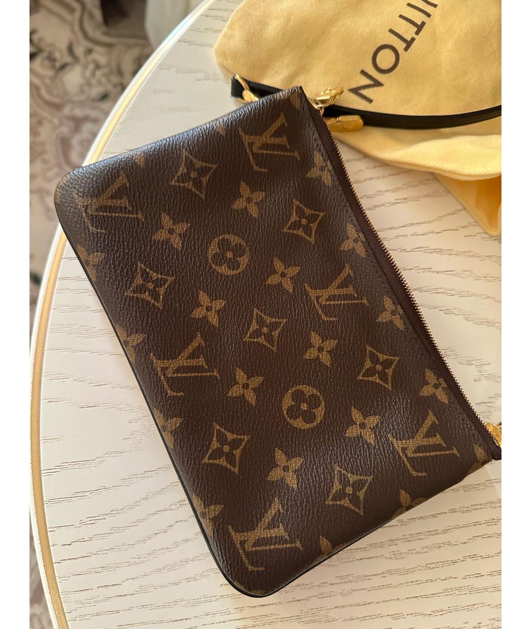 LOUIS VUITTON Коричневая сумка через плечо, фото 4