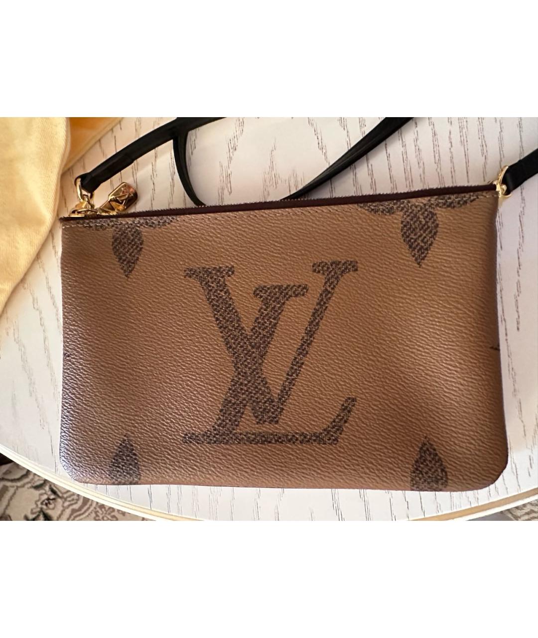 LOUIS VUITTON Коричневая сумка через плечо, фото 2
