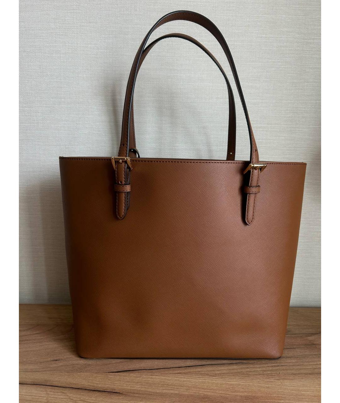 MICHAEL KORS Коричневая сумка тоут из искусственной кожи, фото 2