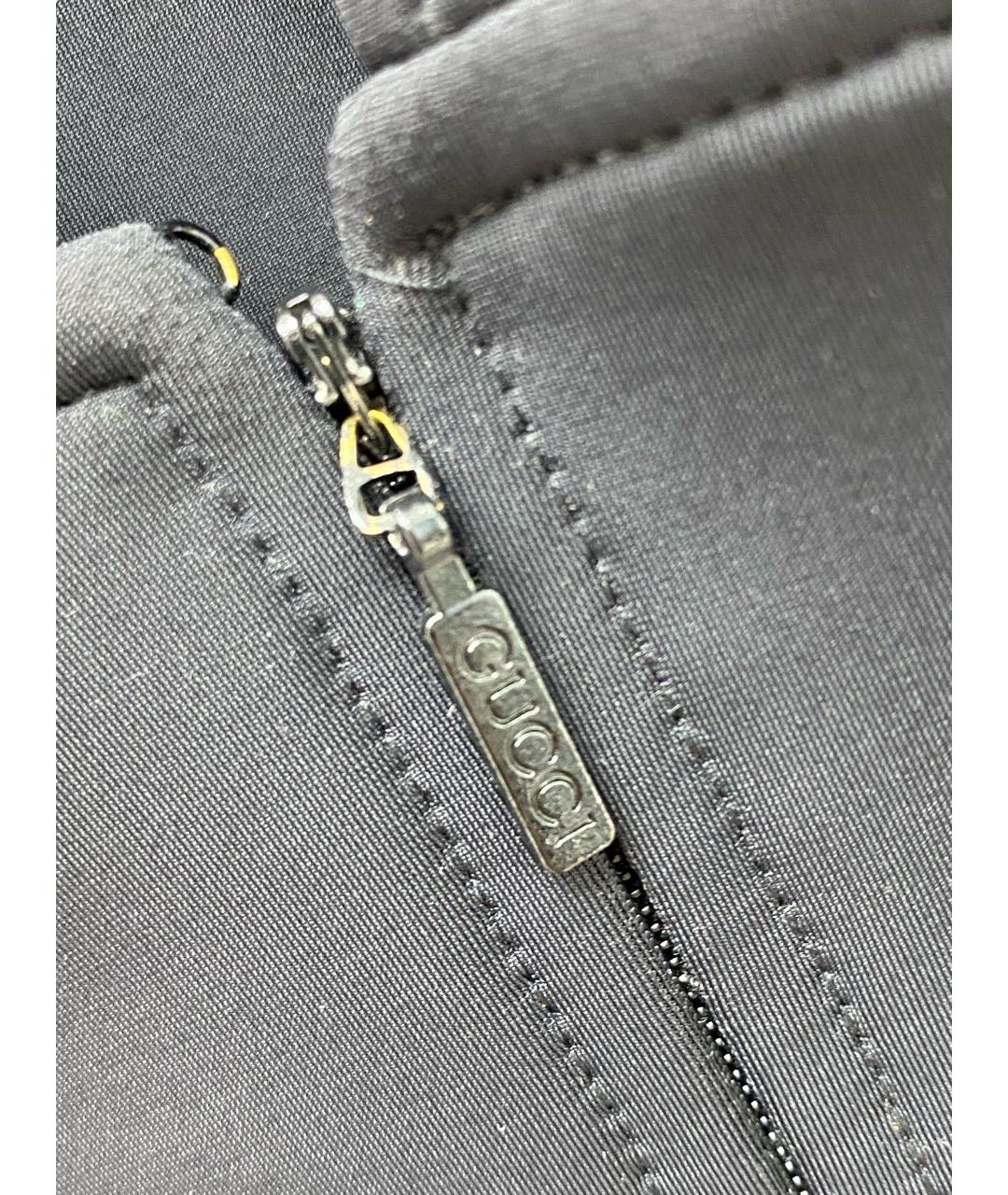 GUCCI Черное полиамидовое коктейльное платье, фото 4