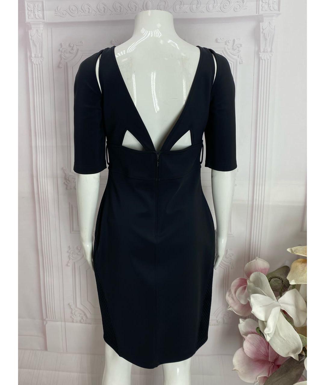 GUCCI Черное полиамидовое коктейльное платье, фото 2