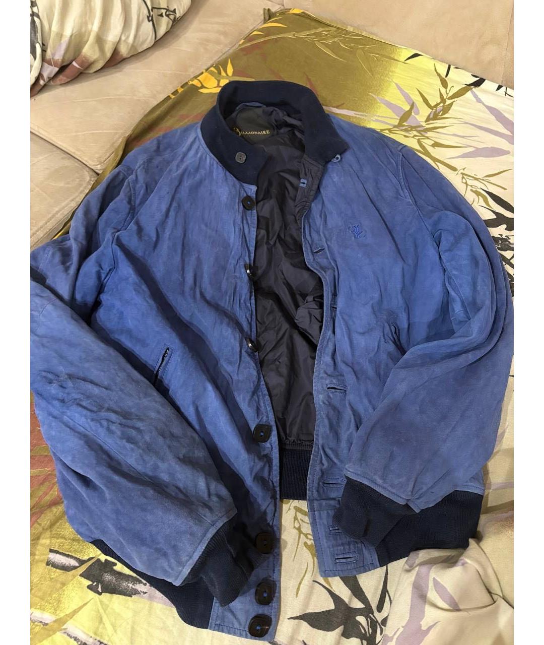 BILLIONAIRE Темно-синяя кашемировая куртка, фото 5