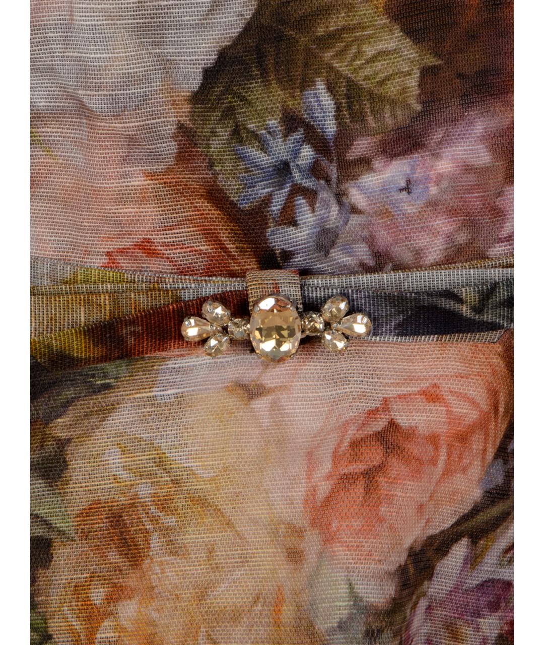 ZIMMERMANN Мульти льняное повседневное платье, фото 3